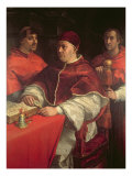 Pope Leo X with Two Cardinals, after a Painting by Raphael