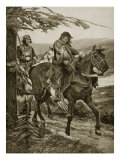 Buy King Dermot Carries of Devorgil, Illustration from 'Hutchinson's Story of British Nation', C.1920 at AllPosters.com