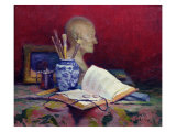 Still Life with Head of Voltaire
