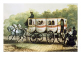 Buy 'Enterprise Generale des Dames Blanches', omnibus from Madeleine to Porte Saint-Martin, c.1850 at AllPosters.com