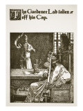 The Gardener Lad Takes Off His Cap, Illustration from 'The Story of King Arthur and His Knights'