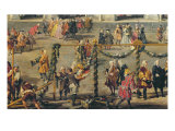 Preparation for Firework Display at Piazza Navona, Rome, to Celebrate the Birth of Dauphin, 1729
