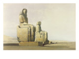 Thebes, December 4th 1838, Plate 12 from Volume I of 'Egypt and Nubia', Engraved by Louis Haghe