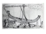 Buy Moving the Iron Girders Used to Construct the Hunterian Museum at Royal College of Surgeons, 1835 at AllPosters.com