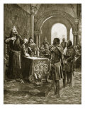 Buy John Rejoices to Hear of Fitz-Peters Death, Illustration, 'Hutchinson's Story of British Nation' at AllPosters.com