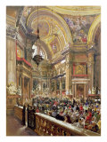 Buy The Miracle of the Liquefaction of the Blood of Saint Januarius, 5th May 1863 at AllPosters.com