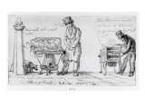 Buy Biscuit and Gingerbread Stalls at Charing Cross, 1820-30 at AllPosters.com