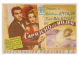 The Lady Is Willing, Spanish Movie Poster, 1942