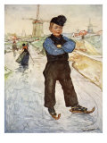 Buy A Peasant Boy of Veere on Skates, 1904 at AllPosters.com