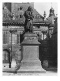 Statue of Voltaire by Joseph Michel Caille