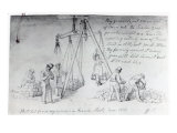 Buy Weighing Out Stones on Francis Street, London, 1838 at AllPosters.com