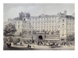 Boulevard Montmartre, Passage Jouffroy and Grand Hotel de la Terrasse Jouffroy, 1865