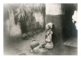 Interior of a Temple Devoted to the Fetish of Pregnancy and Maternity, c.1883