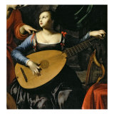Saint Cecilia and the Angel