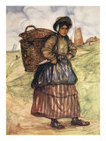 Buy A Fisherwoman of Zandvoort, 1904 at AllPosters.com