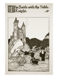 Buy Battle with the Sable Knight, illustration from 'The Story of King Arthur and his Knights', 1903 at AllPosters.com