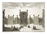 Buy Topiary Gardens, from 'Delights of Villa Castellazzo', by Domenico Felice Leonardi, published 1743 at AllPosters.com