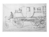 Buy Gurney's Steam Carriage, 1827 at AllPosters.com
