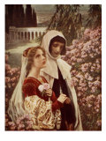 Dante and Beatrice in the Garden