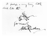 Reproduction of the Signature of Arthur Rackham