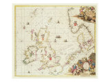 Buy Map of the North Sea, c.1675 at AllPosters.com