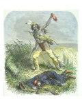 Indian Scalping the Dead Enemy, 1867