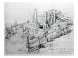 Buy Digging a Well in Lower Bedford Place, London, 1845 at AllPosters.com