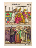 Buy Pope Martin V is Installed to Papacy at Council of Constance, 'Chronik des Konzils von Konstanz' at AllPosters.com