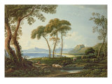 Buy Landscape with Harlech Castle at AllPosters.com