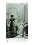 Buy Empress Josephine Reveals the Prophesy Made to her at Time of her Divorce from Napoleon I, 1809 at AllPosters.com