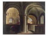 Buy Interior of the Church of the Holy Sepulchre, Cambridge, from 'The History of Cambridge', engraved at AllPosters.com