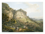 The Town of Abha in Abyssinia, engraved by J. Bluck