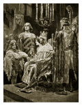 Buy The Coronation of Edward Ii, 1308, Illustration from 'Hutchinson's Story of British Nation', C.1920 at AllPosters.com