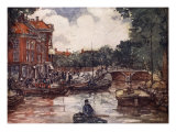 Buy The Fish-Bridge, Leiden, 1904 at AllPosters.com