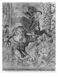 The Hunts of Maximilian, Capricorn, the Boar Hunt, Detail of Maximilian I