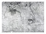 A Section of a Sheet from the Survey of London and its Environs, 1741-5, pub. 1769