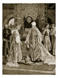 Buy Papal Legate Tramples on John's Tribute, Illustration from 'Hutchinson's Story of British Nation' at AllPosters.com