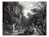 Buy Saint John preaching in the Wilderness, engraved by John Browne, 1768 at AllPosters.com