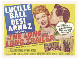 The Long Long Trailer, UK Movie Poster, 1954
