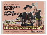 The Sheriff of Fractured Jaw, UK Movie Poster, 1958
