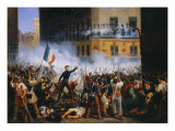 Battle in the Rue de Rohan July 1830