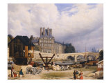 Buy The Tuileries and the Pont Royal, 1843 at AllPosters.com
