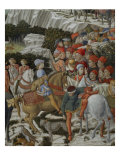 Buy Procession of the Magi: Wall with Giuliano, detail (Procession at bottom) at AllPosters.com
