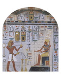 Frescoed Wall of the Shrine of Hathor from Deir el-Bahri