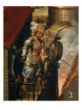 Buy Screen with Scenes of the Spanish Conquest: Montezuma in his Palace at Tenochtitlan at AllPosters.com
