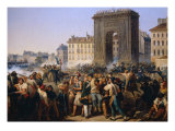 Battle at Porte Saint Denis July 1830