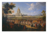 Buy Visit of King Louis XIV at the Hotel Royal des Invalides on July 14, 1701 at AllPosters.com