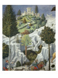 Buy Procession of the Magi: Wall with Lorenzo, detail (Castle) at AllPosters.com