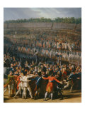 Buy The festival at Champ de Mars July 14, 1790: central panel at AllPosters.com