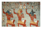 King Kneeling in Front of the Deities